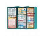 WhiteCoat Clipboard® Trifold - Teal Primary Care Edition